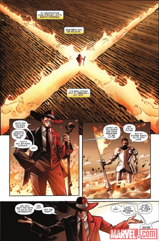 SHADOWLAND: POWER MAN #3 preview page by Mahmud Asrar