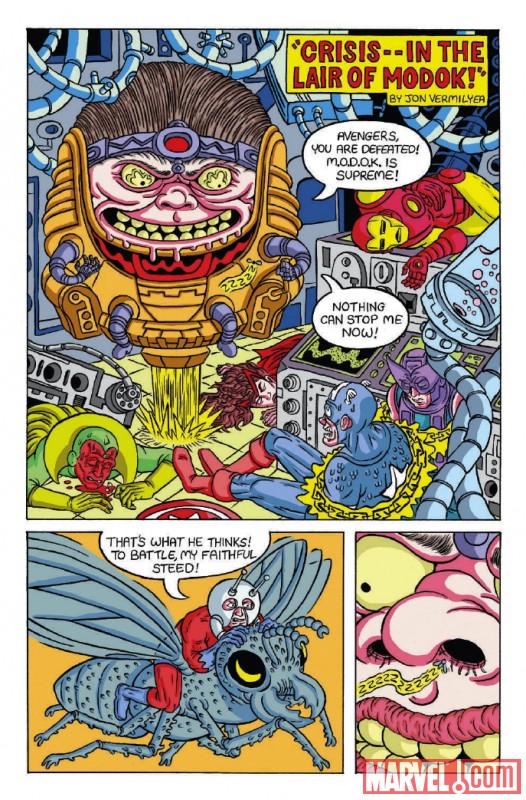 STRANGE TALES II #2 preview page by Jon Vermilyea