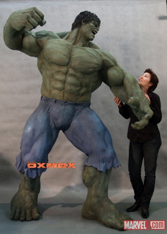 The Incredible Hulk statue from Muckle Mannequins