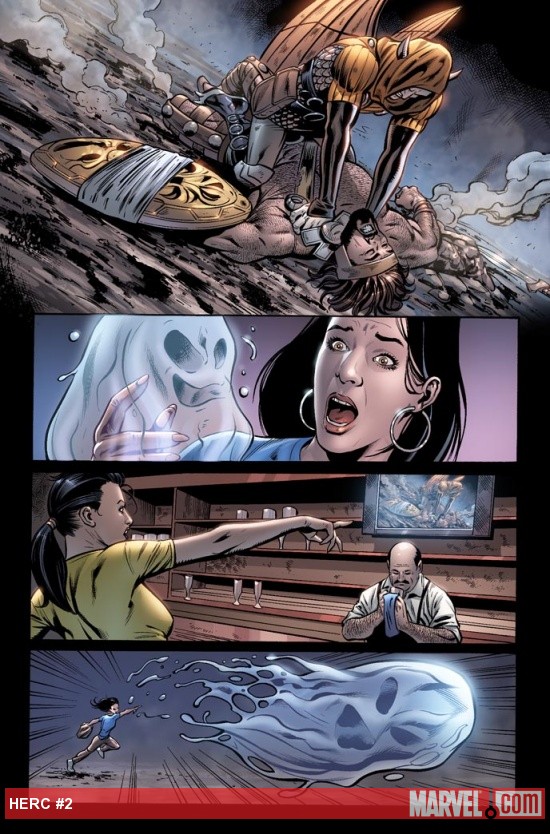 Herc #2 preview art by Neil Edwards