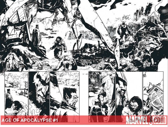Age of Apocalypse #1 preview art by Roberto De La Torre