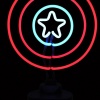Captain America Shield Neon Sign