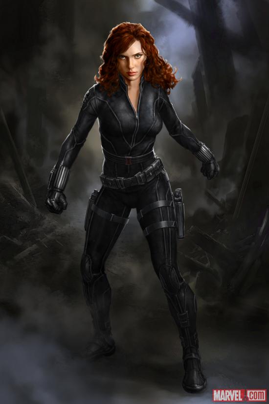 Final Black Widow Suit by Andy Park