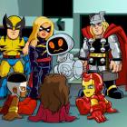 H.E.R.B.I.E. and the Squaddies in The Super Hero Squad Show