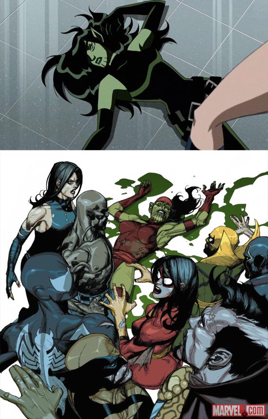 Viper and Elektra revealed as Skrulls
