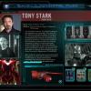 Screenshot of Tony Stark Personnel File from the Second Screen Experience app