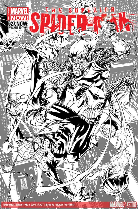 Superior Spider-Man (2013) #27 (Brooks Sketch Variant)