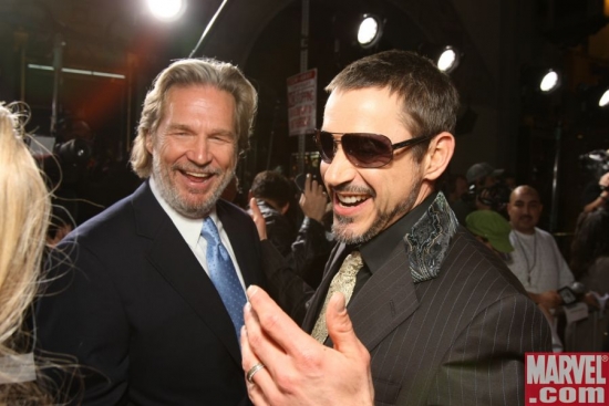Jeff Bridges and Robert Downey Jr.