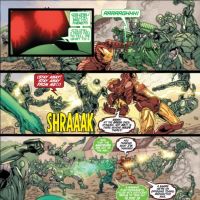 IRON MAN LEGACY #5 preview art by Steve Kurth