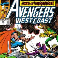 Avengers West Coast #55 cover by John Byrne