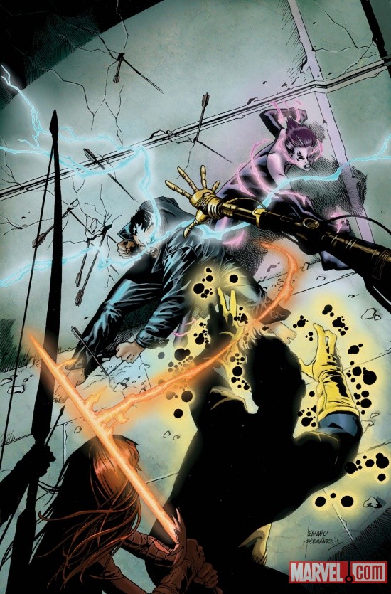 New Mutants (2009) #35 cover by Leandro Fernandez
