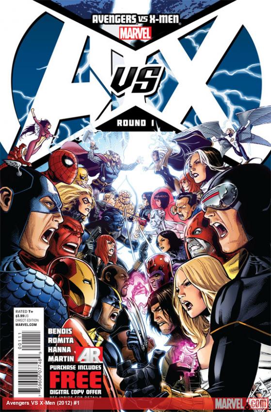 Avengers Vs. X-Men #1 cover by Jim Cheung