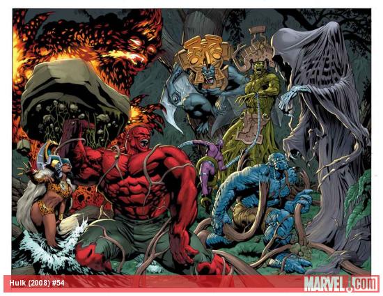 Hulk (2008) #54 preview art by Dale Eaglesham