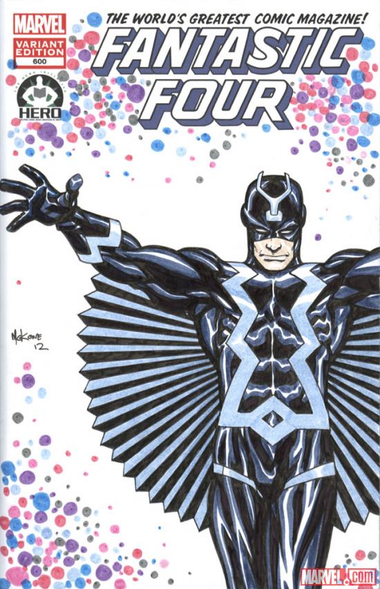 Fantastic Four #600 Hero Initiative variant cover by Mike McKone 