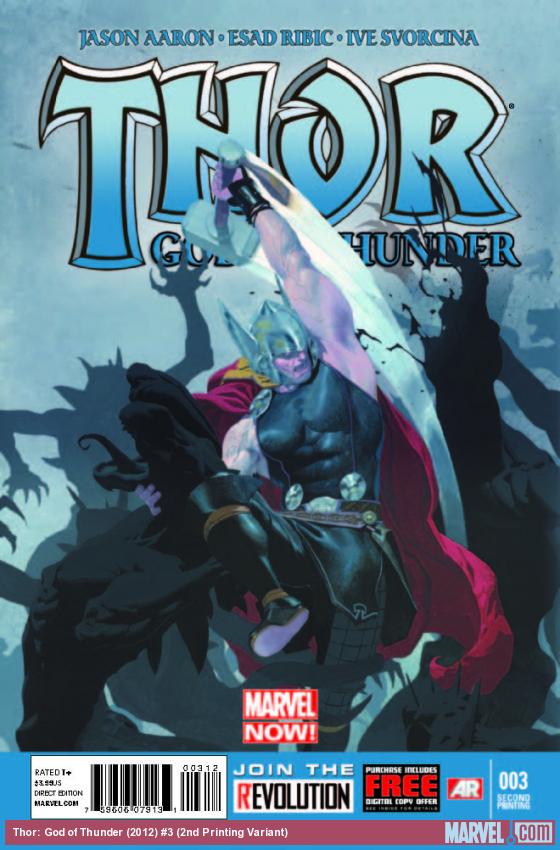 Thor: God of Thunder (2012) #3 (2nd Printing Variant)