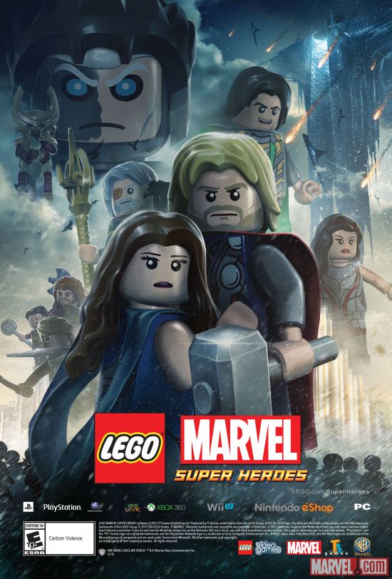 LEGO Marvel - Thor Parody Art Poster