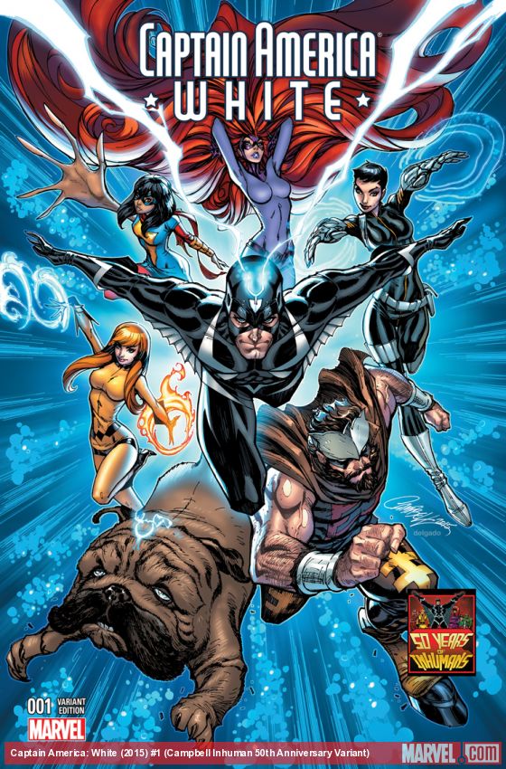 Captain America: White (2015) #1 (Campbell Inhuman 50th Anniversary Variant)