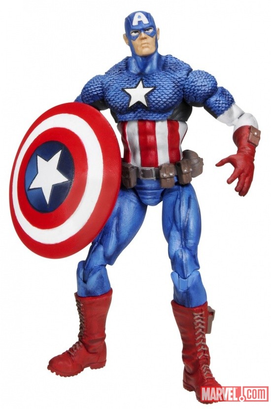 Captain America 3 3/4 Inch Marvel Universe Action Figure from Hasbro, Wave 2