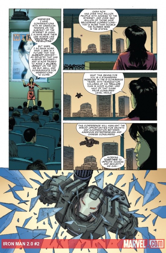 Iron Man 2.0 #2 preview art by Barry Kilson