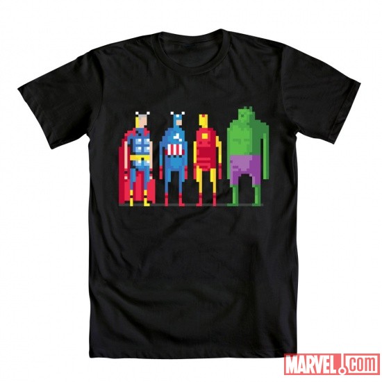 8-Bit Avengers Tee by Mighty Fine