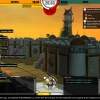 Screenshot of combat from HeroClix Online