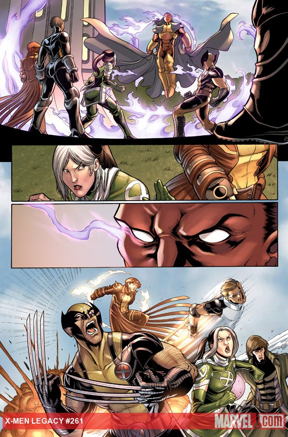 X-Men Legacy #261 preview art by David Baldeon