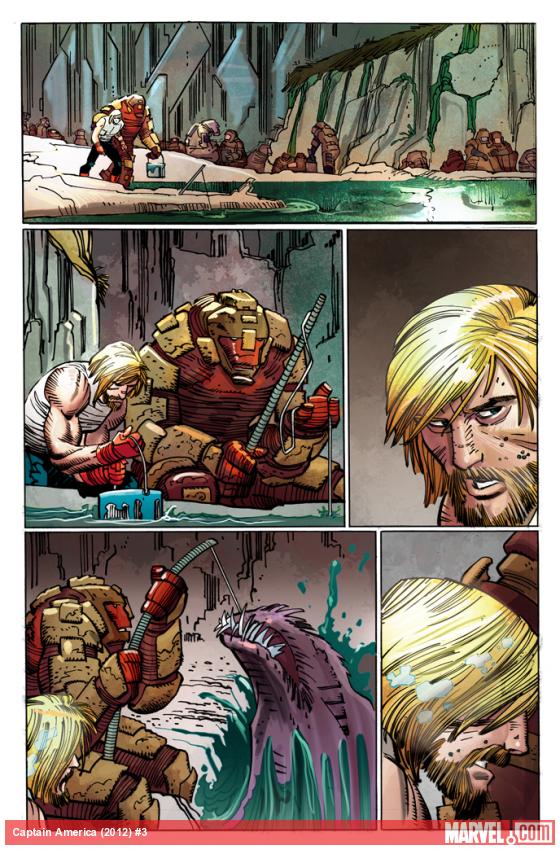 Captain America (2012) #3 preview art by John Romita Jr.