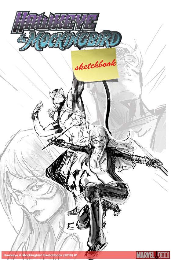 Hawkeye & Mockingbird Sketchbook (2010)