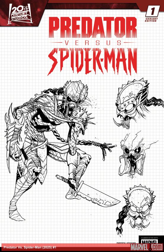 Predator Vs. Spider-Man (2025) #1 (Variant)