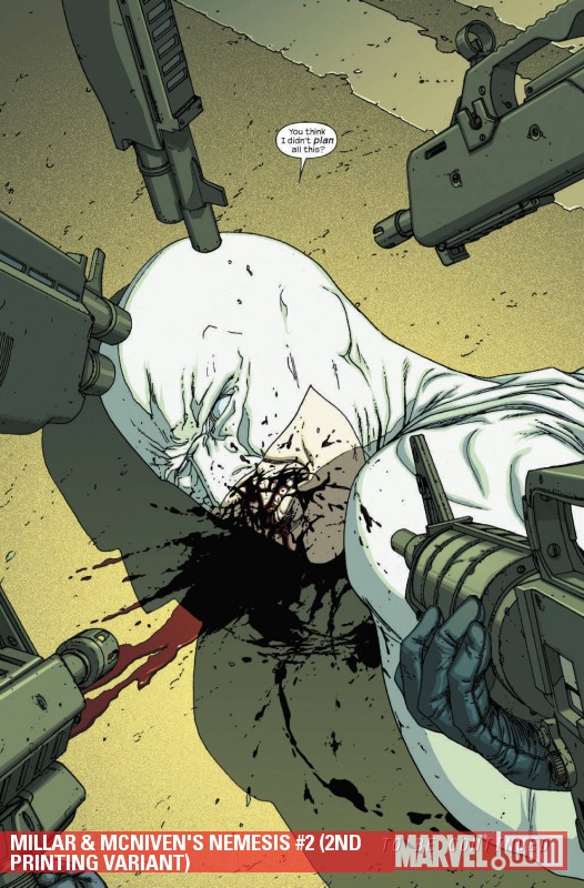 Millar & Mcniven's Nemesis (2010) #2 (2ND PRINTING VARIANT)