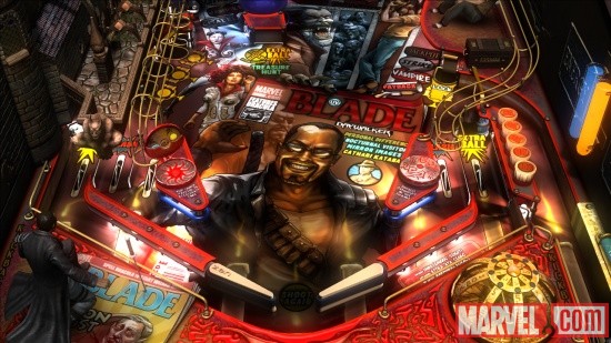 Marvel Pinball Blade Table Screenshot