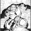 Fear Itself: The Fearless #5 inked cover by Arthur Adams