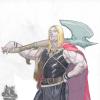 Young Thor colored sketch by Esad Ribic