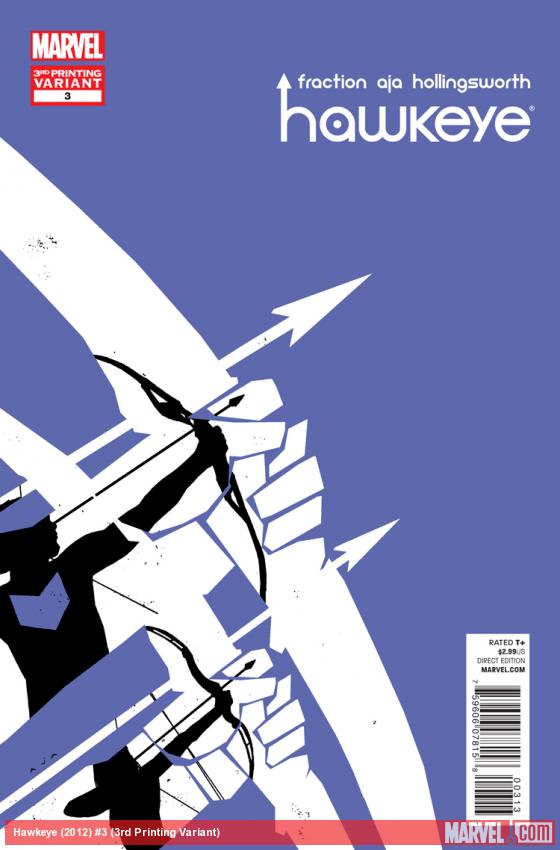 Hawkeye (2012) #3 (3rd Printing Variant)