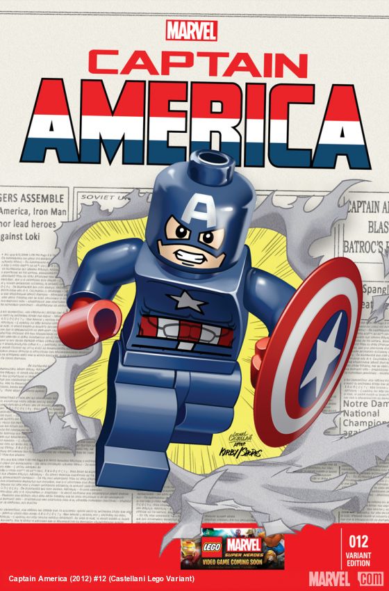 Captain America (2012) #12 (Castellani Lego Variant)