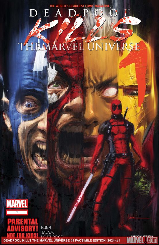 DEADPOOL KILLS THE MARVEL UNIVERSE #1 FACSIMILE EDITION (2024 - Present)