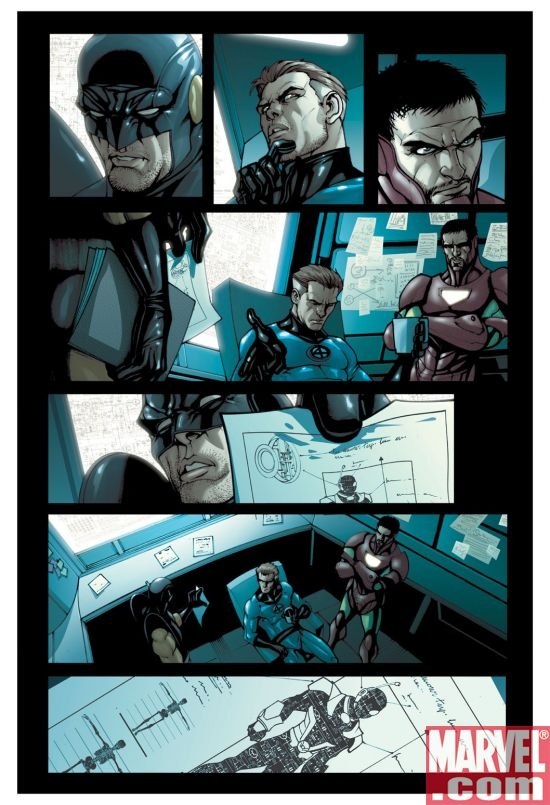 Avengers: The Initiative #8 Interior Art