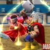 Screenshot of Thor and the Falcon from "Super Hero Squad: The Infinity Gauntlet"