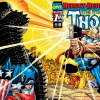 Thor wields Mjolnir against the Destroyer