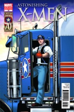 Astonishing X-Men (2004) #40 (I Am Captain America Variant)