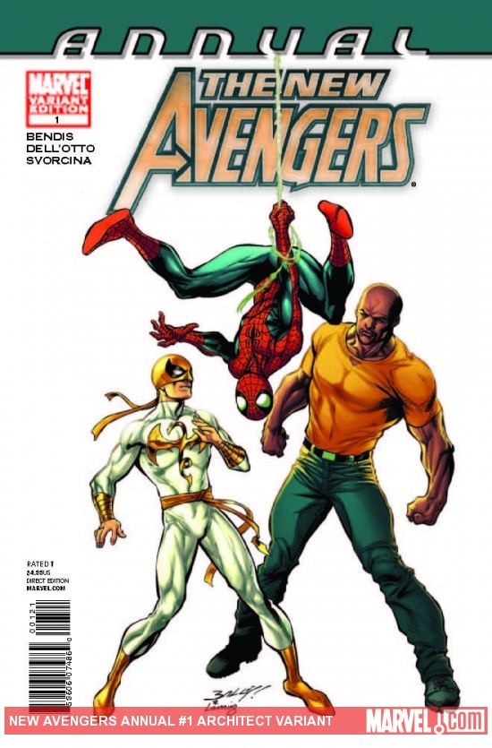 NEW AVENGERS ANNUAL 1 ARCHITECT VARIANT
