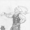 Young Thor pencil sketch by Esad Ribic