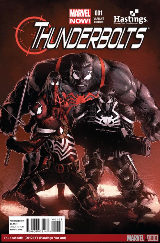 cover from Thunderbolts (2012) #1 (HASTINGS VARIANT)