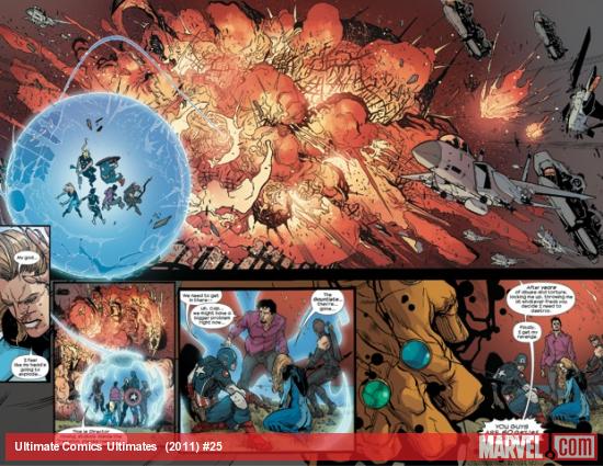 Ultimate Comics Ultimates #25 preview page by Carmine Di Giandomenico