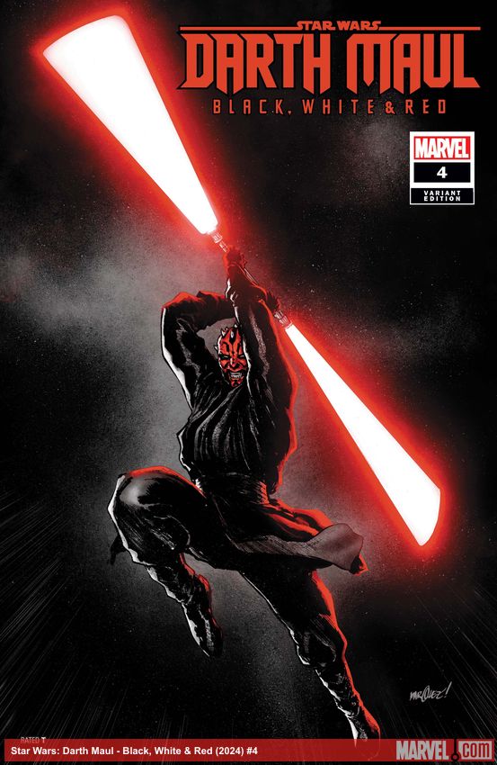 Star Wars: Darth Maul - Black, White & Red (2024) #4 (Variant)