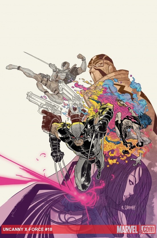 Uncanny X-Force #19 variant cover by Rafael Grampa