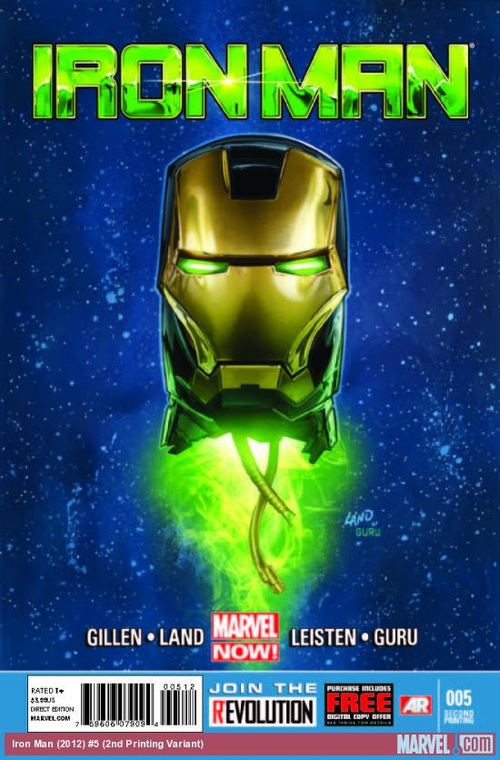 IRON MAN 5 2ND PRINTING VARIANT (NOW, WITH DIGITAL CODE)