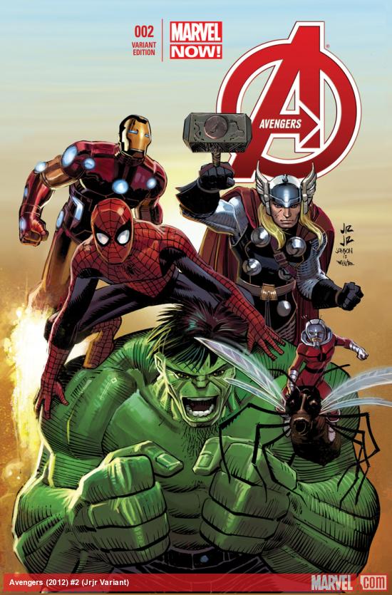 cover from Avengers (2012) #2 (JRJR VARIANT)