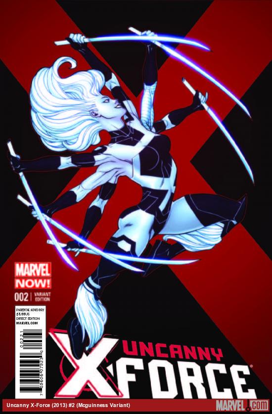 UNCANNY X-FORCE 2 MCGUINNESS VARIANT (NOW, 1 FOR 50, WITH DIGITAL CODE)