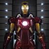 The Mark VII armor at the Marvel Booth at San Diego Comic-Con 2012